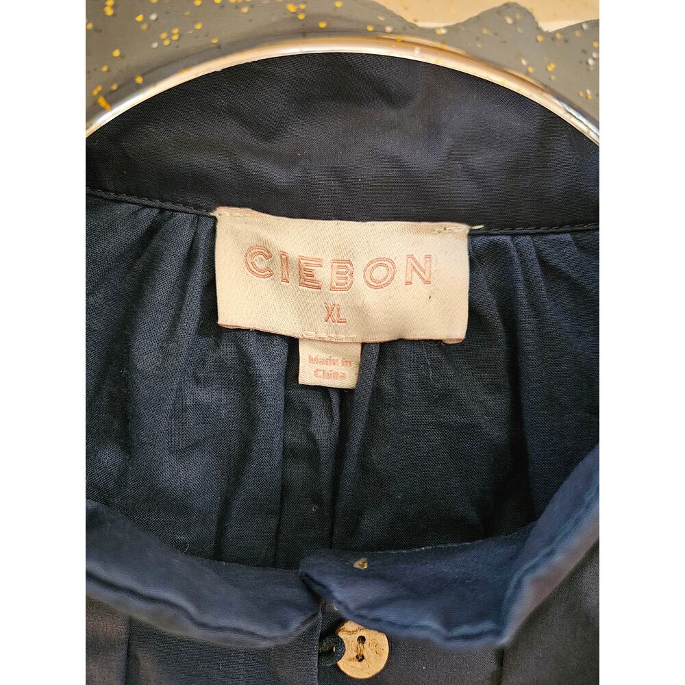 CIEBON Savannah Embroidered Cotton Shirtdress, Size XL - Picture 8 of 12